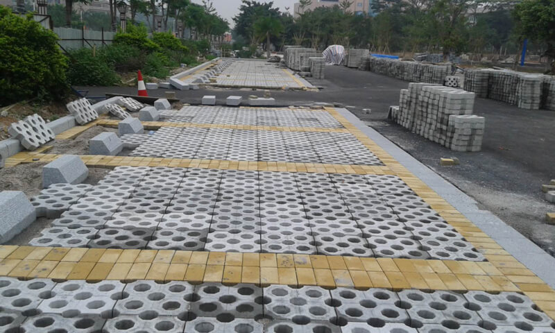 雙八字植草磚案例1